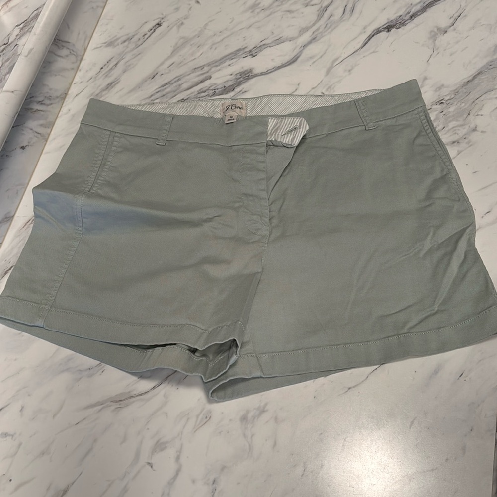 J. Crew 4" stretch chino short (Light Mint)